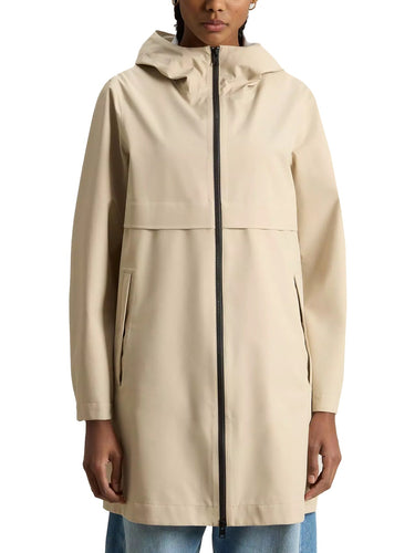 Giacche Donna Woolrich - Giacca Light Stretch Parka - Beige