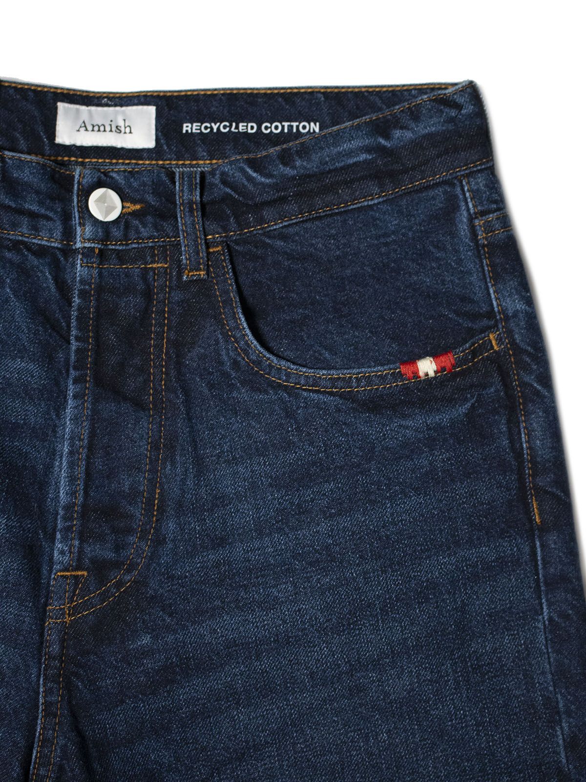 Jeans Uomo Amish - Jeremiah One Month Recycled Denim Jeans - Blu
