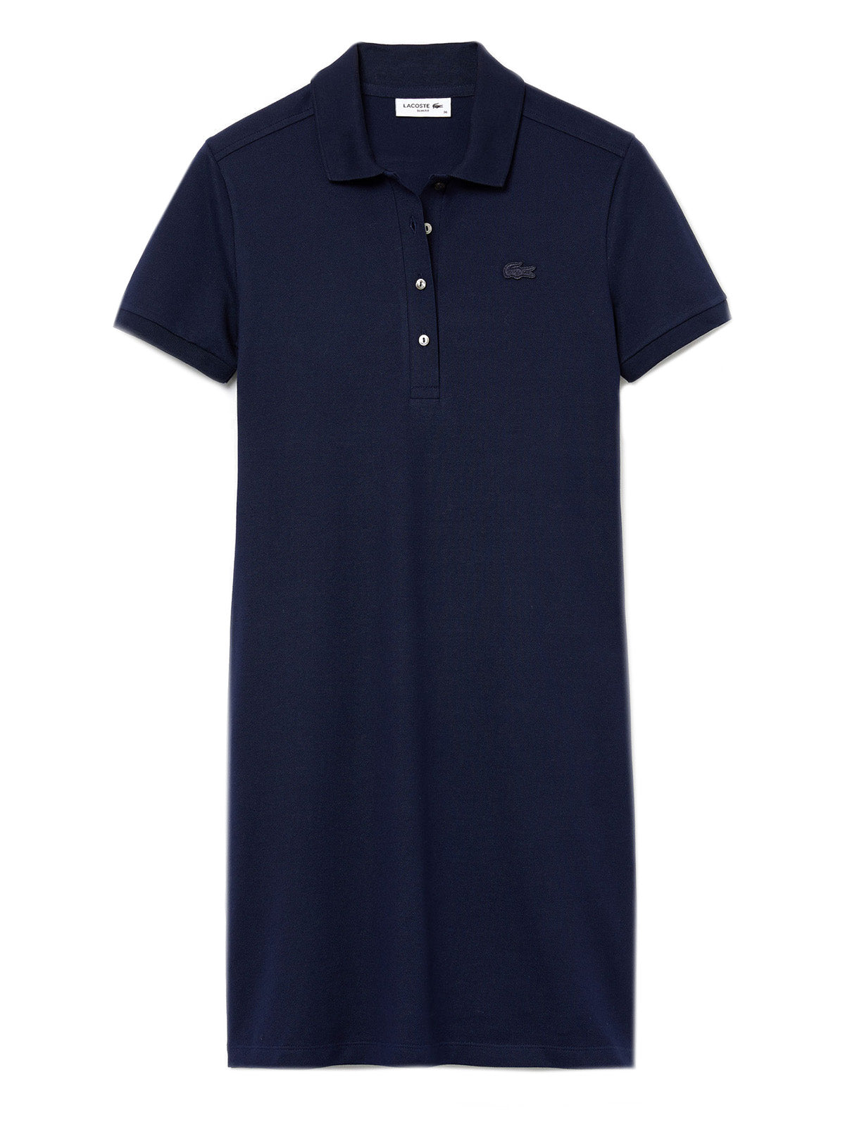 Vestiti casual Donna Lacoste Slim Fit Piqué S/S Polo Dress Blu