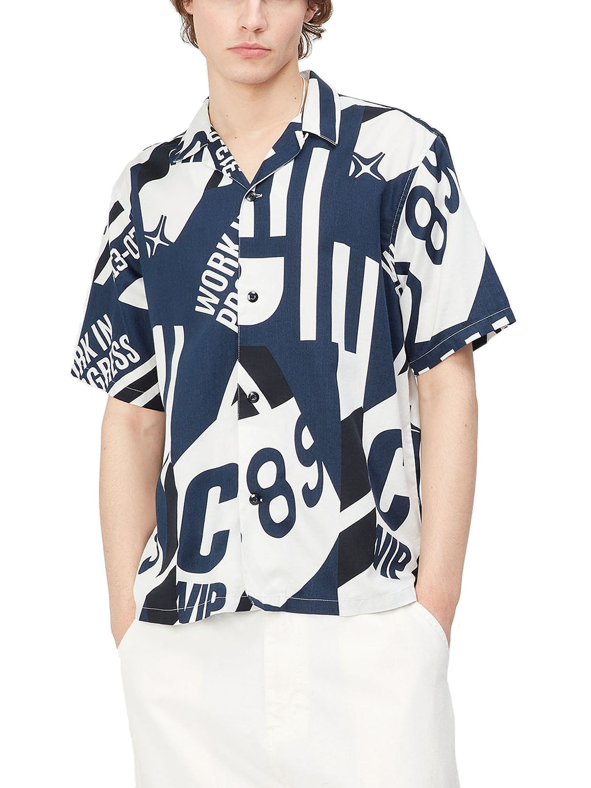 Camicie casual Uomo Carhartt Wip - S/S Marina Shirt - Blu