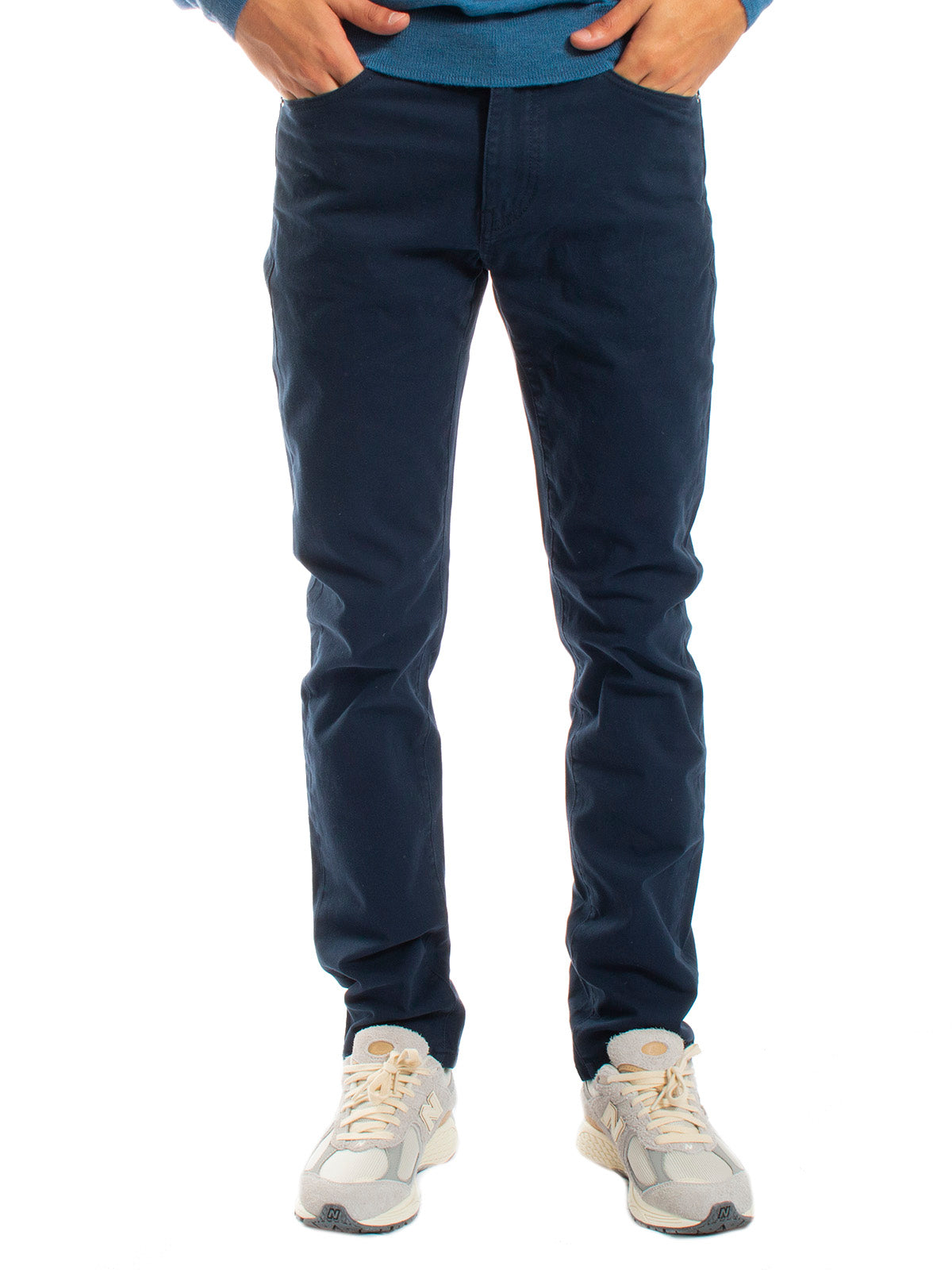 Pantaloni Uomo Dockers - Skinny Fit Smart 360 Flex Jean Cut Pants - Blu