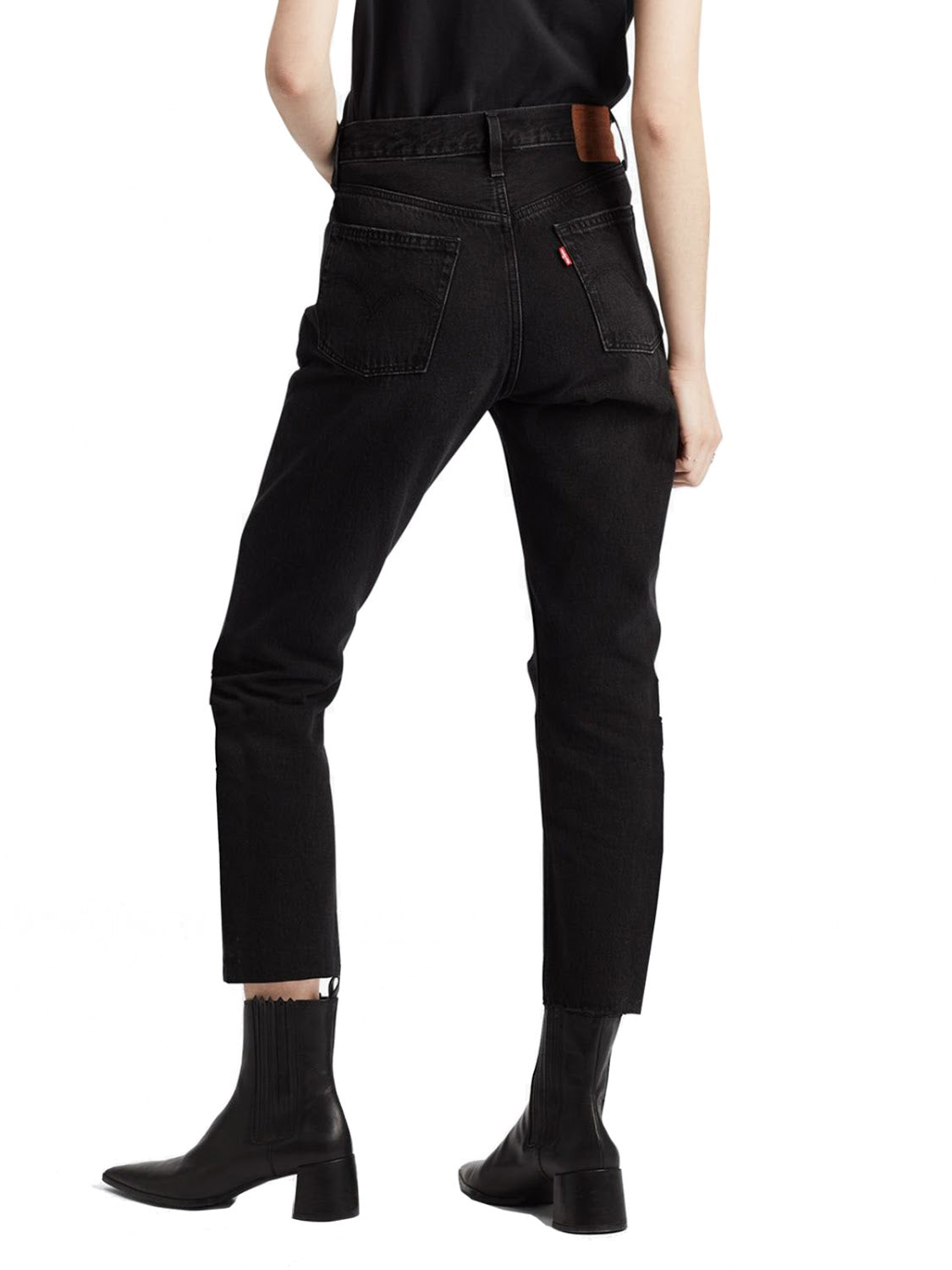 Jeans Donna Levi's - 501 Crop Jeans - Black Sprout - Nero