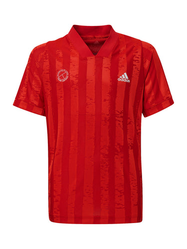 Magliette Ragazzo Adidas - Boys Freelift Tennis T-Shirt - Rosso