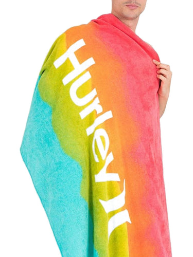 Teli mare Uomo Hurley - Tie Dye Gradient Red Towel - Rosso