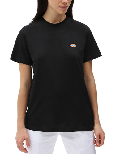 T-shirt Donna Dickies - T-Shirt Mapleton A Maniche Corte - Nero