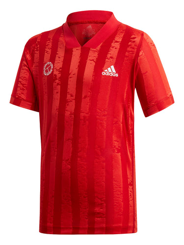 Magliette Ragazzo Adidas - Boys Freelift Tennis T-Shirt - Rosso