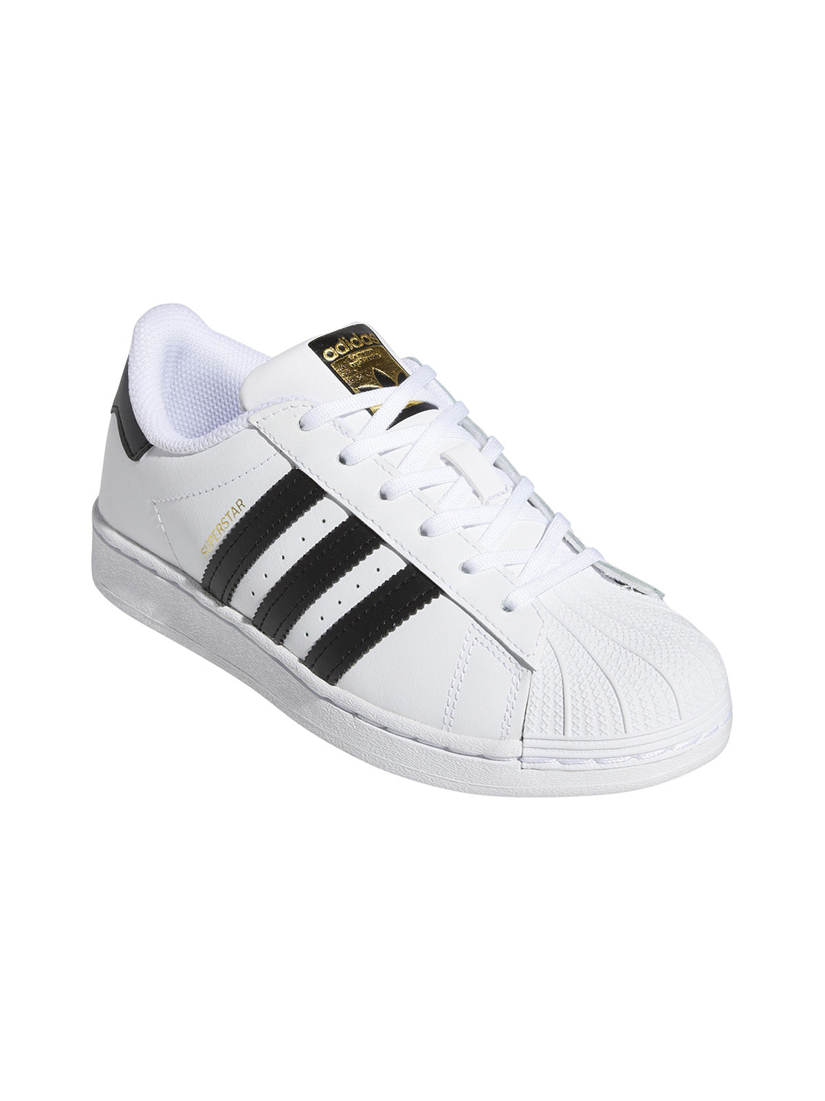 Sneaker Bambini Unisex Adidas - Adidas Superstar C - Bianco