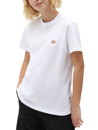 T-shirt Donna Dickies - T-Shirt Mapleton A Maniche Corte - Bianco