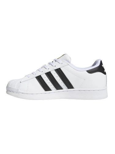 Sneaker Bambini Unisex Adidas - Adidas Superstar C - Bianco
