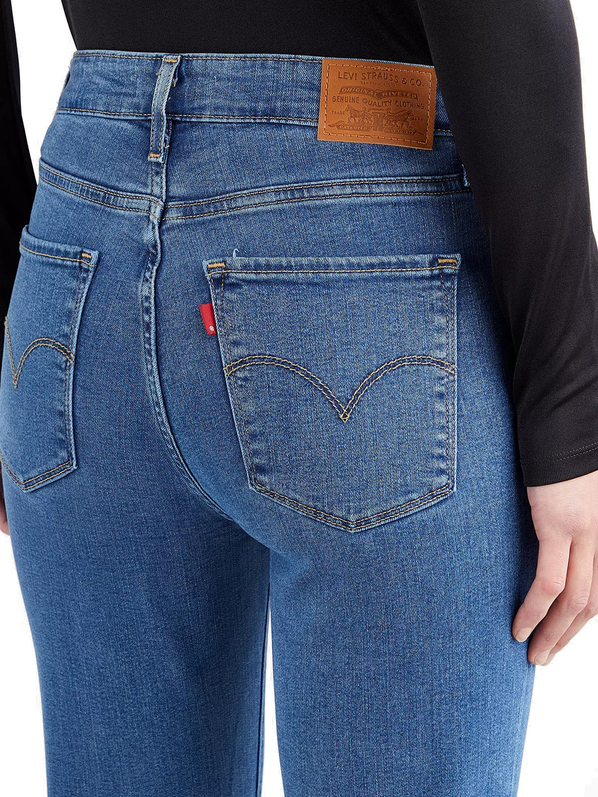 Jeans Donna Levi's - 721 High Rise Skinny Jeans - Bogota Heart - Blu