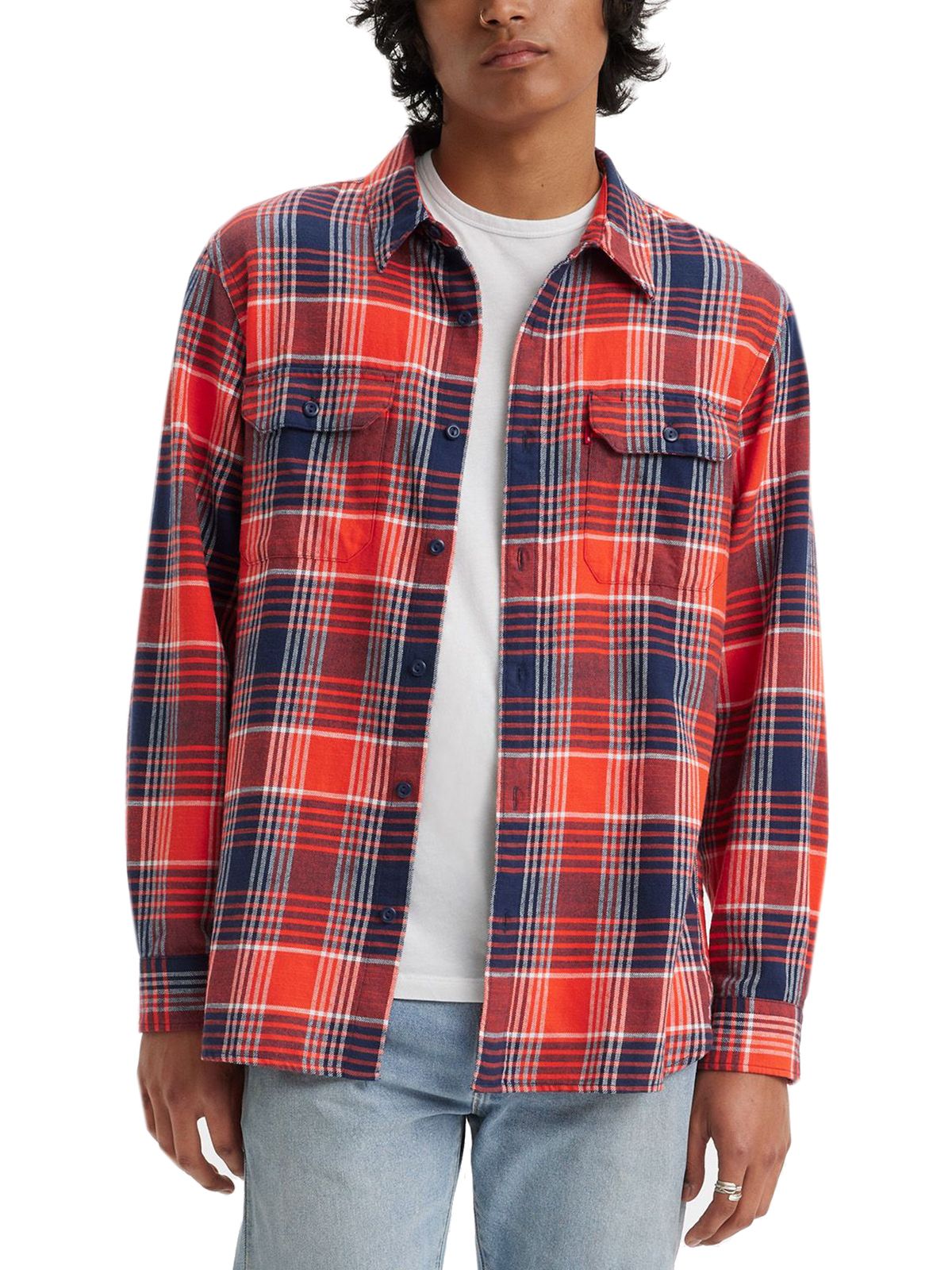 Camicie casual Uomo Levi's - Jackson Worker Shirt - Rosso