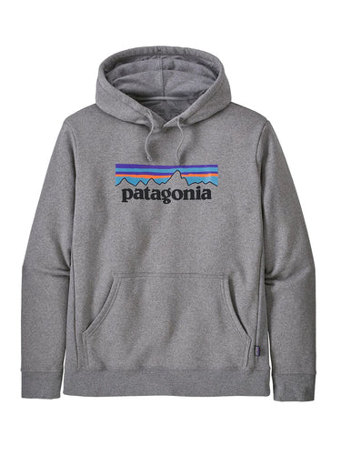 Felpe con cappuccio Uomo Patagonia - P-6 Logo Uprisal Hoody - Grigio