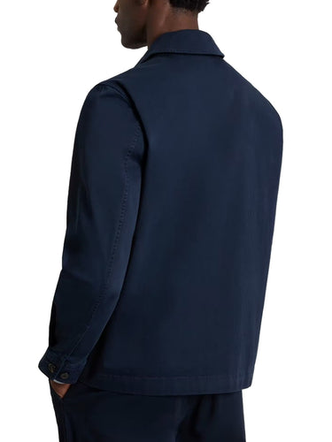 Giacche Uomo Woolrich - Giacca Cotton Twill Chore - Blu