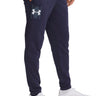 Pantaloni Uomo Under Armour - Jogger Ua Rival Terry Logo - Blu