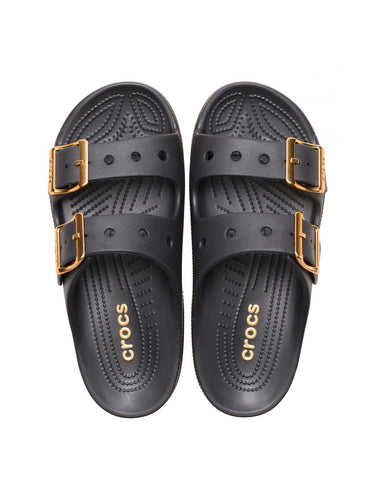 Sandali Donna Crocs - Sandali Saturday Metallic Buckle W - Nero