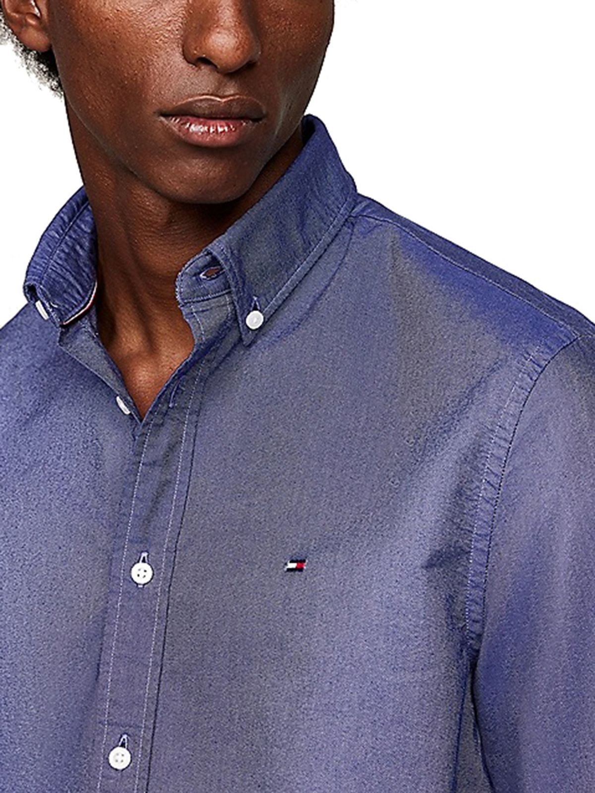 Camicie casual Uomo Tommy Hilfiger - Camicia Oxford Heritage Regular Fit - Blu