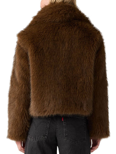 Giacche Donna Levi's - Giacca Laney Faux Fur - Marrone