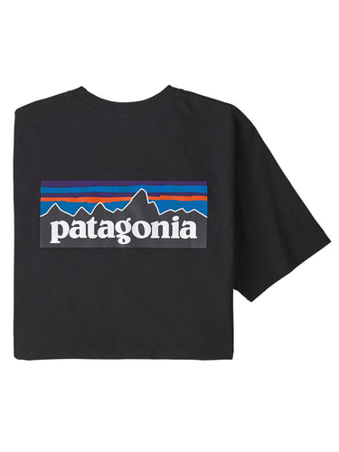 T-shirt Uomo Patagonia - Men's P-6 Logo Responsibili-Tee® - Nero