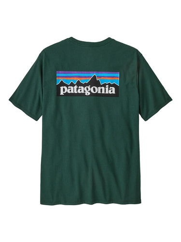 T-shirt Uomo Patagonia - Men's P-6 Logo Responsibili-Tee® - Verde