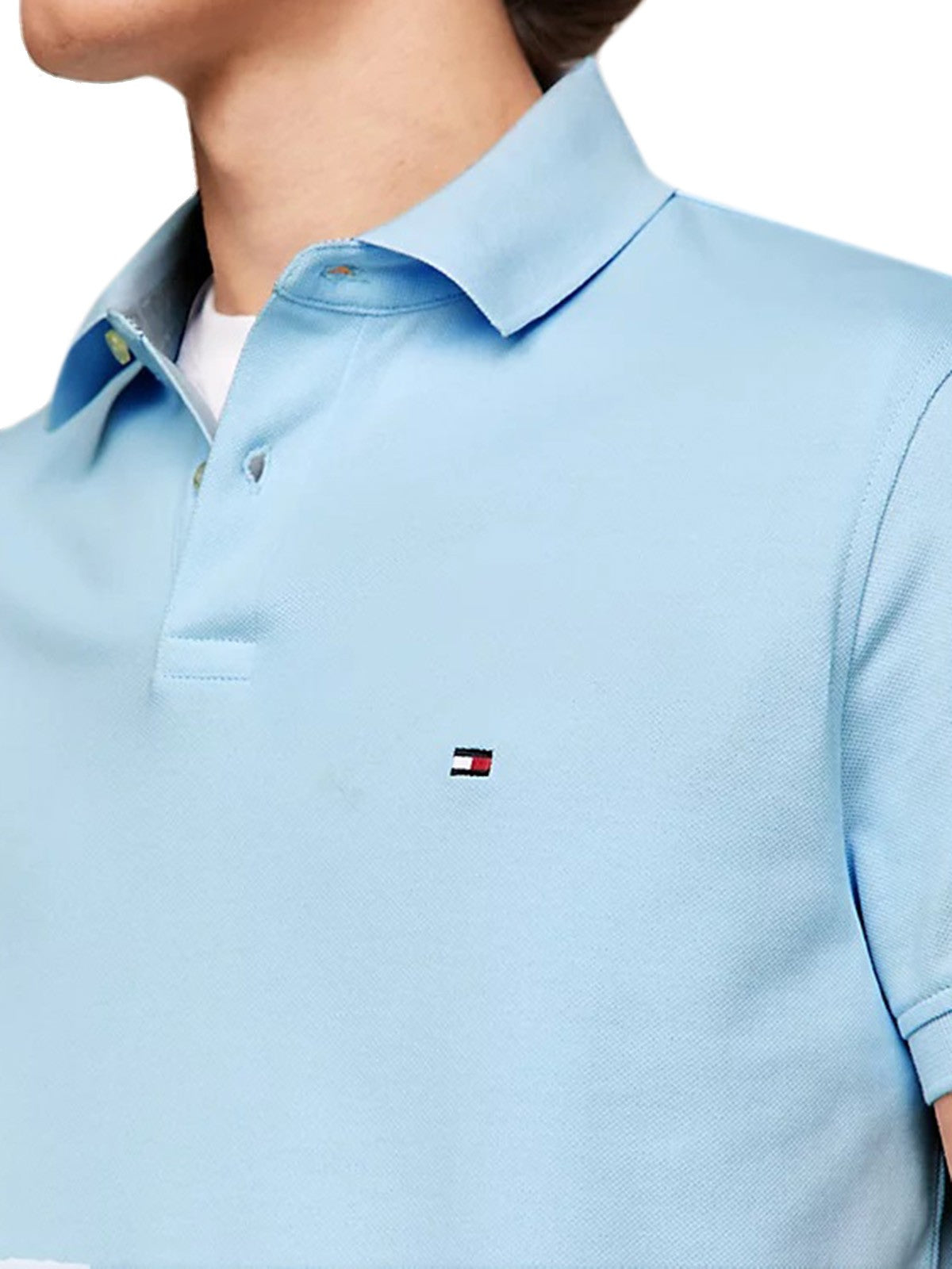 Polo Uomo Tommy Hilfiger - Polo 1985 Collection Regular Fit - Celeste