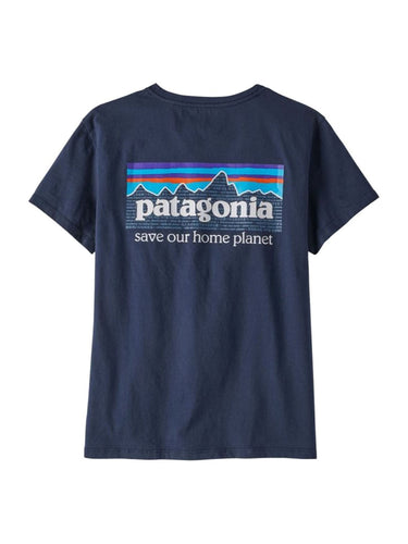 T-shirt Donna Patagonia - P-6 Mission Organic Tee - Blu