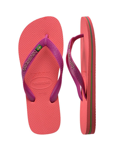 Infradito Uomo Havaianas - Brasil Logo - Corallo