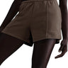 Pantaloncini Donna Nike - Short In French Terry A Vita Media - Marrone