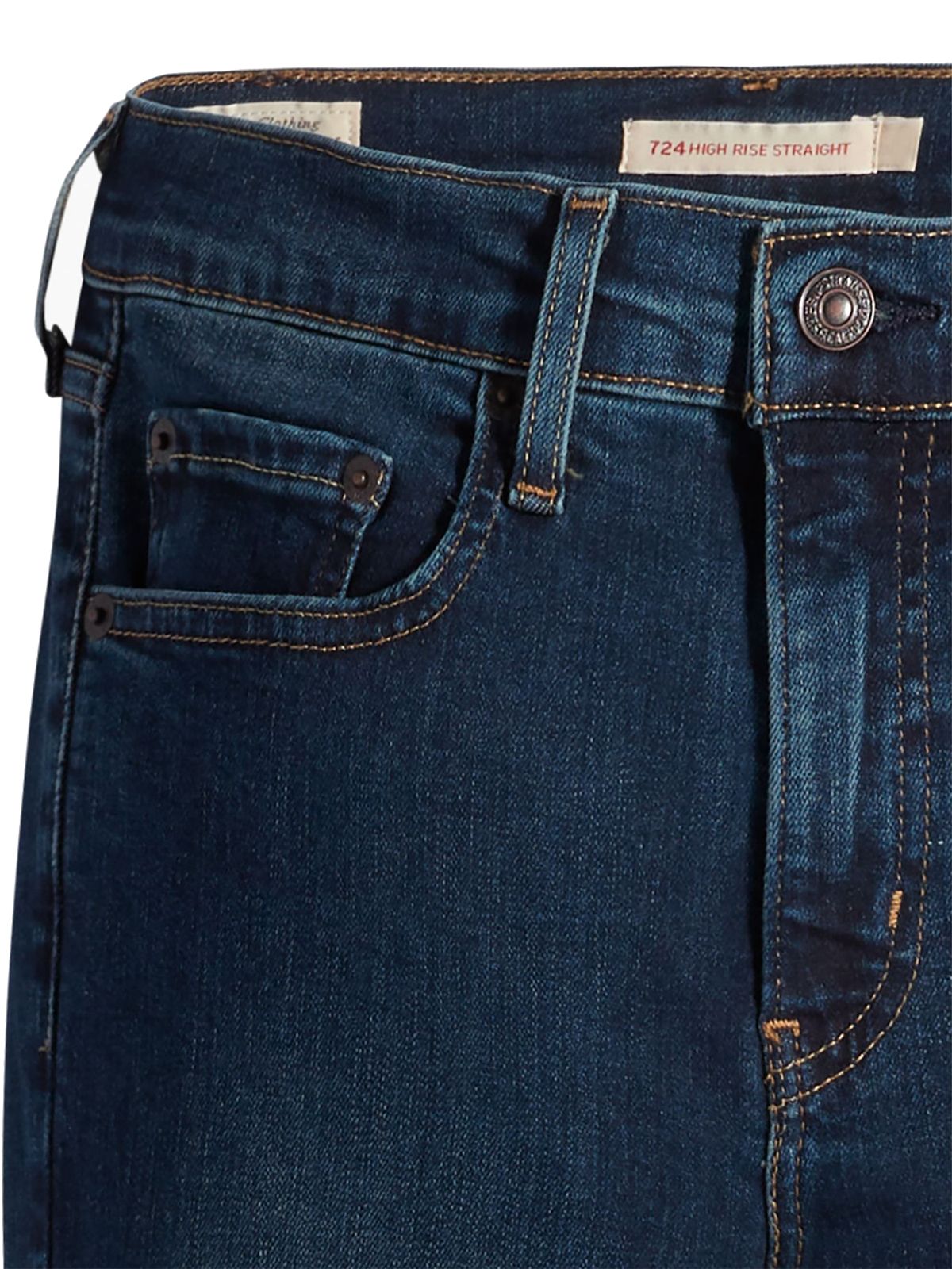 Jeans Donna Levi's - 724™ High Rise Straight Jeans - Blue Swell - Blu