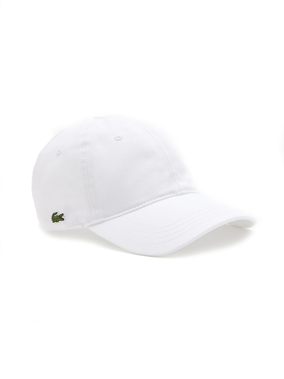 Cappellini da baseball Unisex Lacoste - Berretto Unisex In Twill Di Cotone Biologico - Bianco