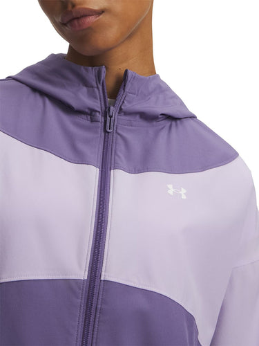 Giacche Donna Under Armour - Giacca Ua Rival Woven - Viola