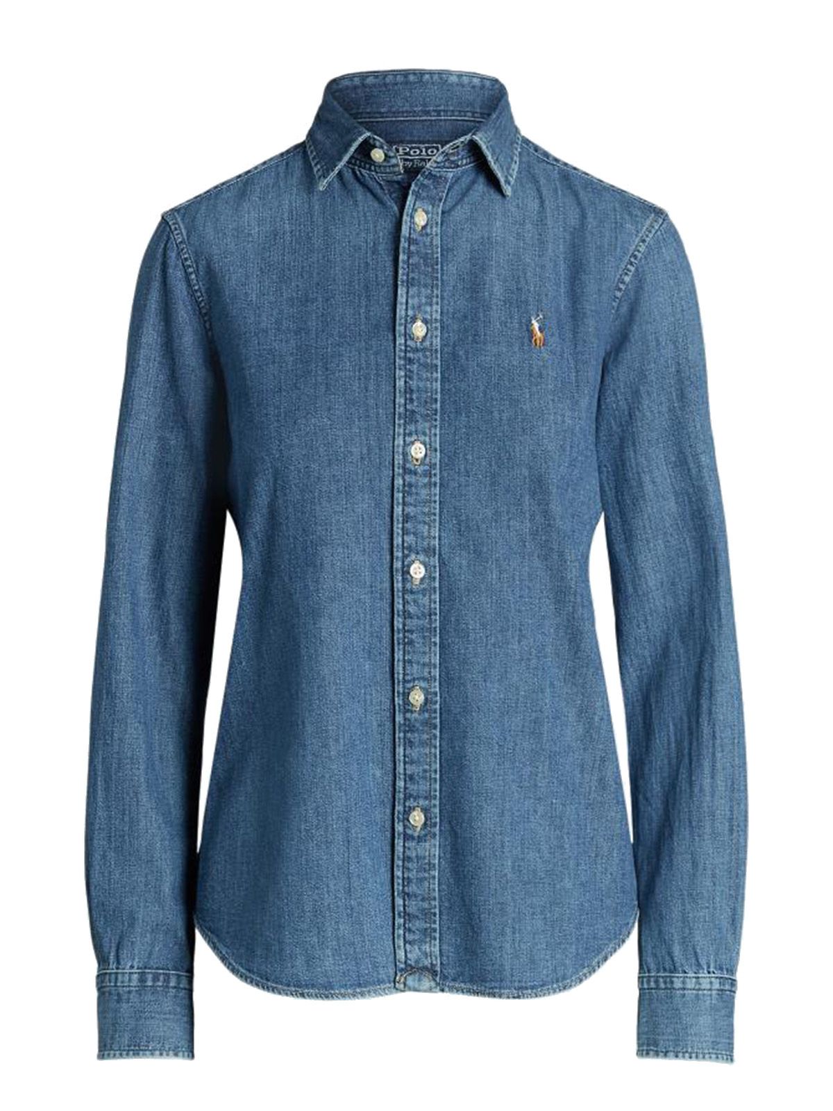 Bluse e camicie Donna Ralph Lauren - Classic Slim Fit Denim Shirt - Blu