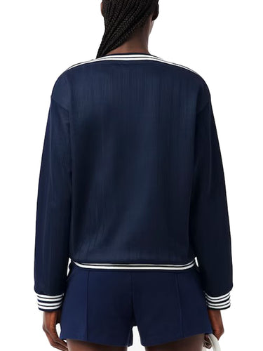 Felpe senza cappuccio Donna Lacoste - Felpa Donna - Blu