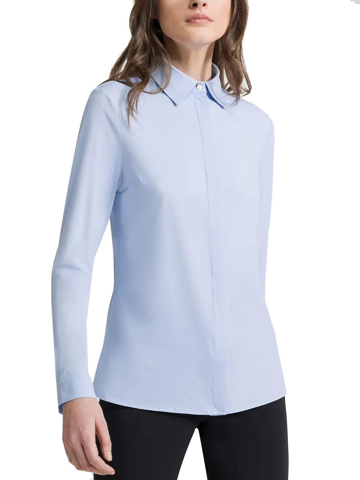 Bluse e camicie Donna RRD - Oxford Plain Wom Shirt - Celeste