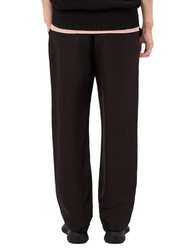 Pantaloni Uomo Lacoste - Pantaloni Chino Regular Fit In Lino - Marrone