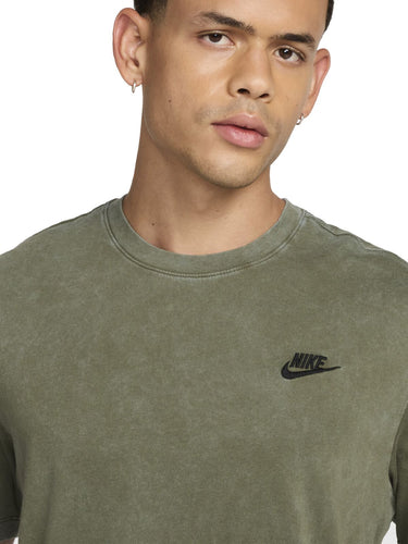T-shirt Uomo Nike - T-Shirt Nike Club Wash - Verde
