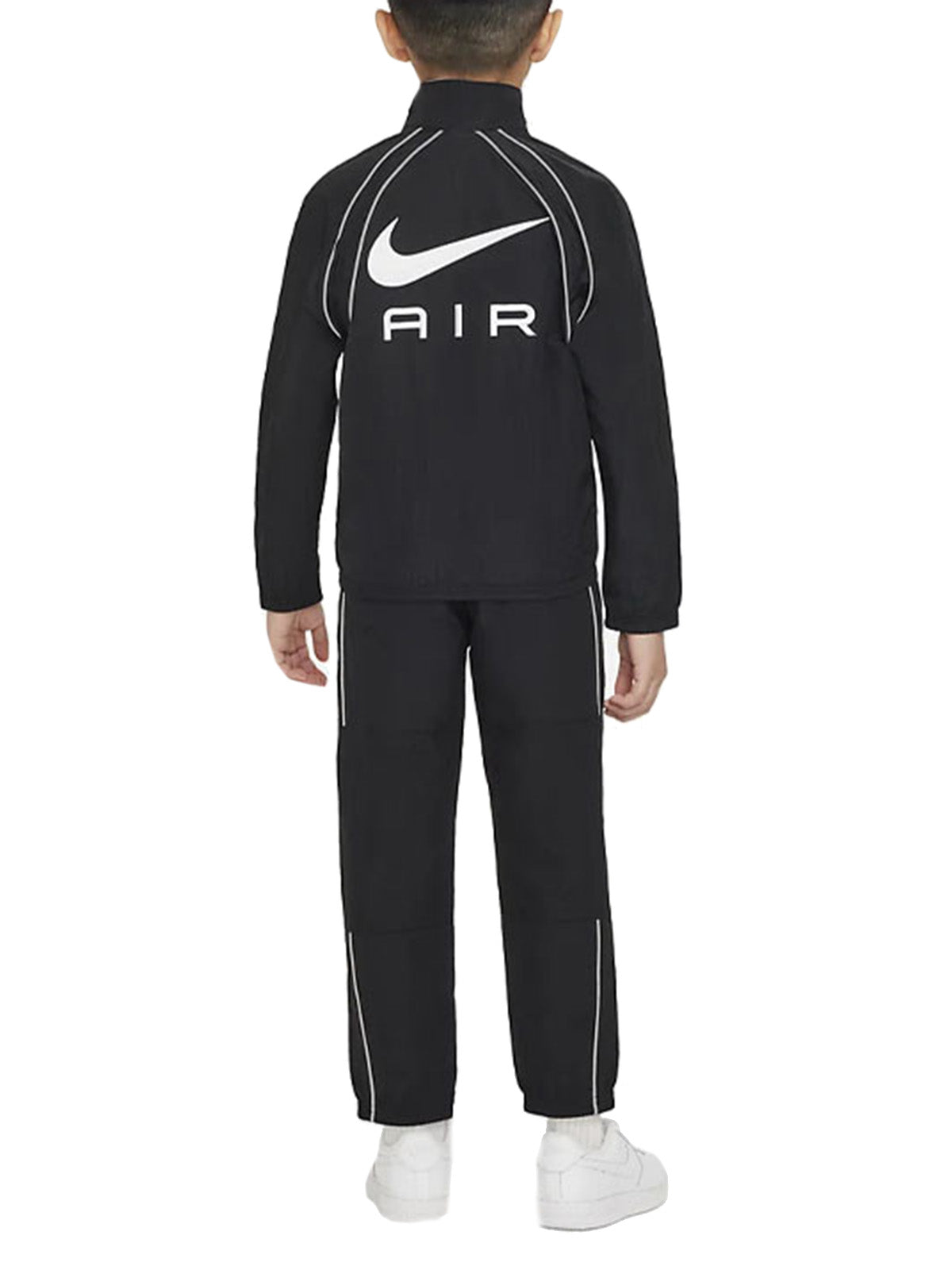 Tute a manica lunga Ragazzi Unisex Nike - Nike Sportswear Air Woven Warm Up Set - Nero