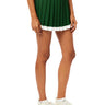 Gonne Donna Lacoste - Gonna Elasticizzata Ultra Dry Tennis Heritage - Verde