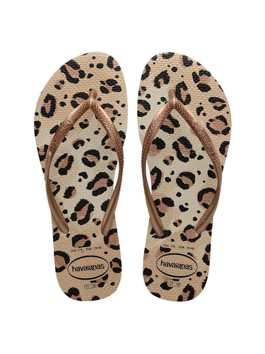 Infradito Donna Havaianas - Havaianas Slim Animals - Beige