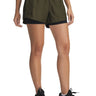Pantaloncini Donna Under Armour - Shorts Ua Tech Play Up 2In1 - Verde