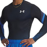 Maglie Uomo Under Armour - Maglia A Maniche Lunghe Heatgear Sublimated - Blu