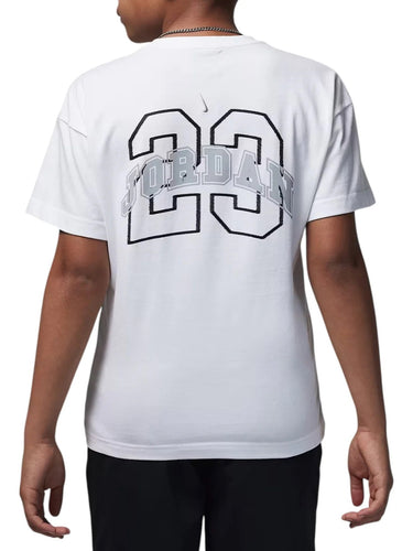 T-shirt Ragazzo Jordan - T-Shirt Jordan Mvp - Bianco