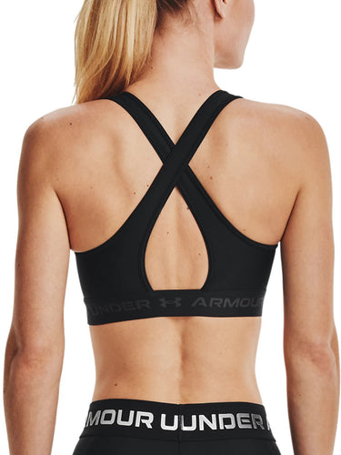Reggiseni sportivi Donna Under Armour - Reggiseno Sportivo Armour® Mid Crossback - Nero