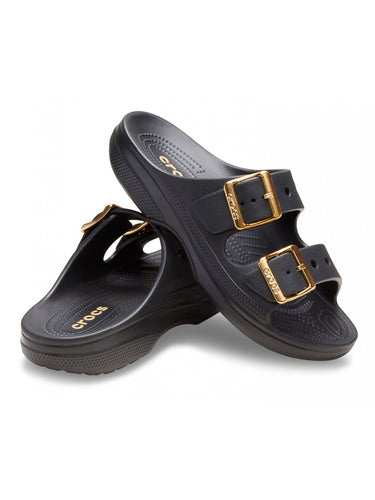Sandali Donna Crocs - Sandali Saturday Metallic Buckle W - Nero