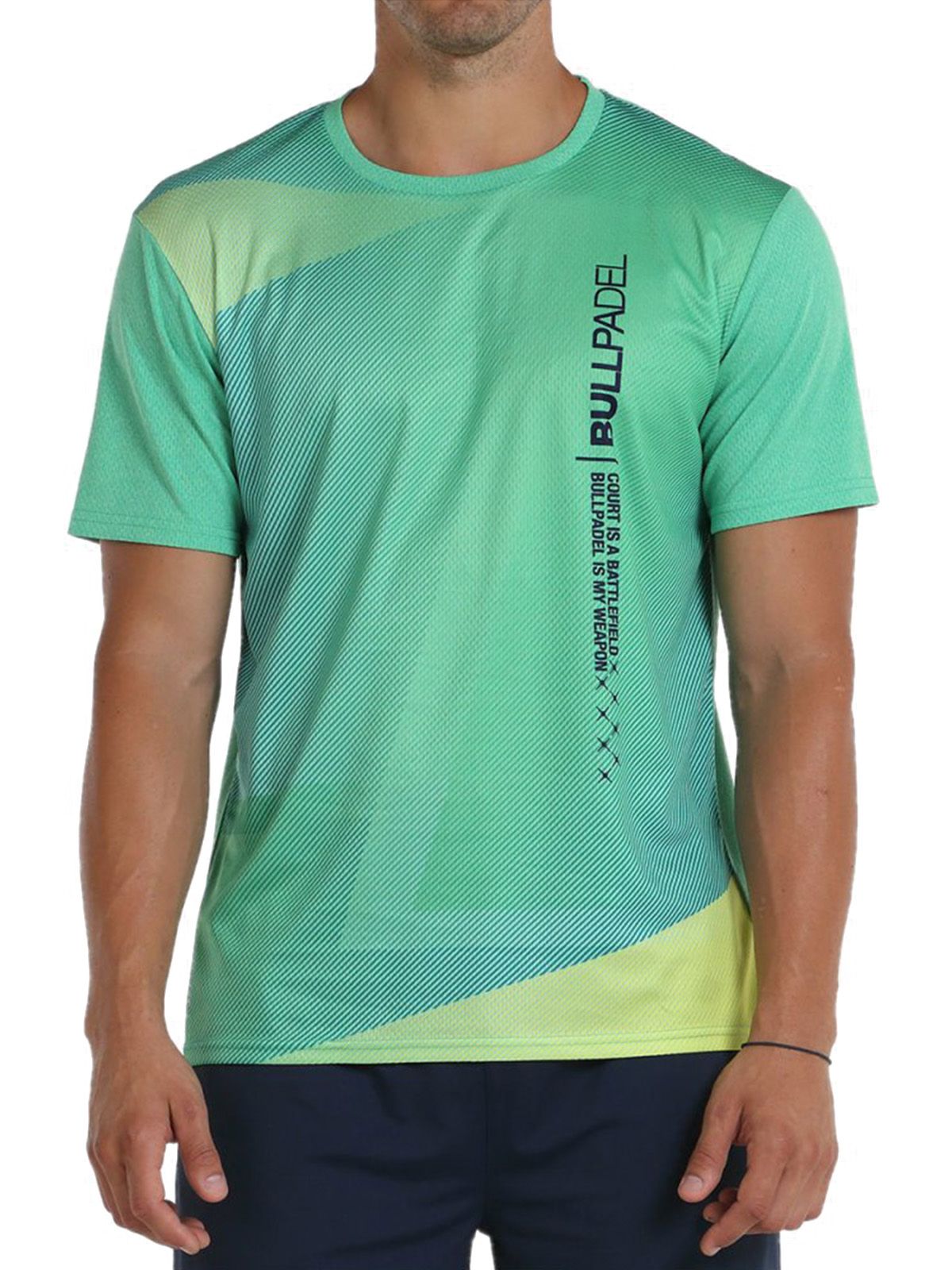T-shirt Uomo Bullpadel - Maglietta Orisa - Verde