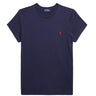 T-shirt Donna Ralph Lauren - Maglietta Girocollo In Jersey Di Cotone - Blu