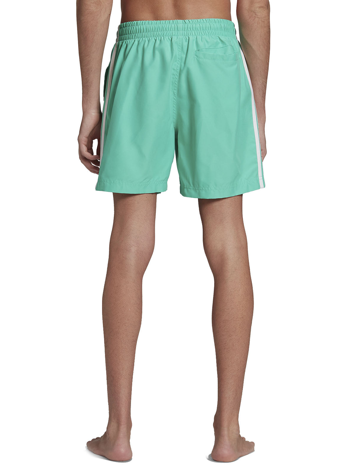 Pantaloncini e calzoncini Uomo Adidas - Adicolor Classics 3-Stripes Swim Shorts - Verde