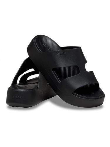 Sandali Donna Crocs - Getaway Platform H-Strap W - Nero