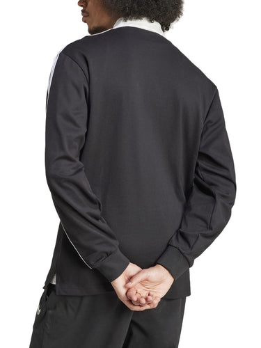 Maglie a manica lunga Uomo Adidas - Polo Adicolor Rugby - Nero