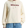 Felpe con cappuccio Donna Woolrich - Felpa In Puro Cotone Con Cappuccio - Bianco