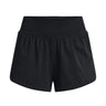 Pantaloncini Donna Under Armour - Shorts Ua Flex Woven 2-In-1 - Nero
